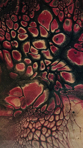 Ceramic Coaster Set Wine Meteor