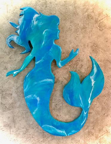 Large Blue Mermaid