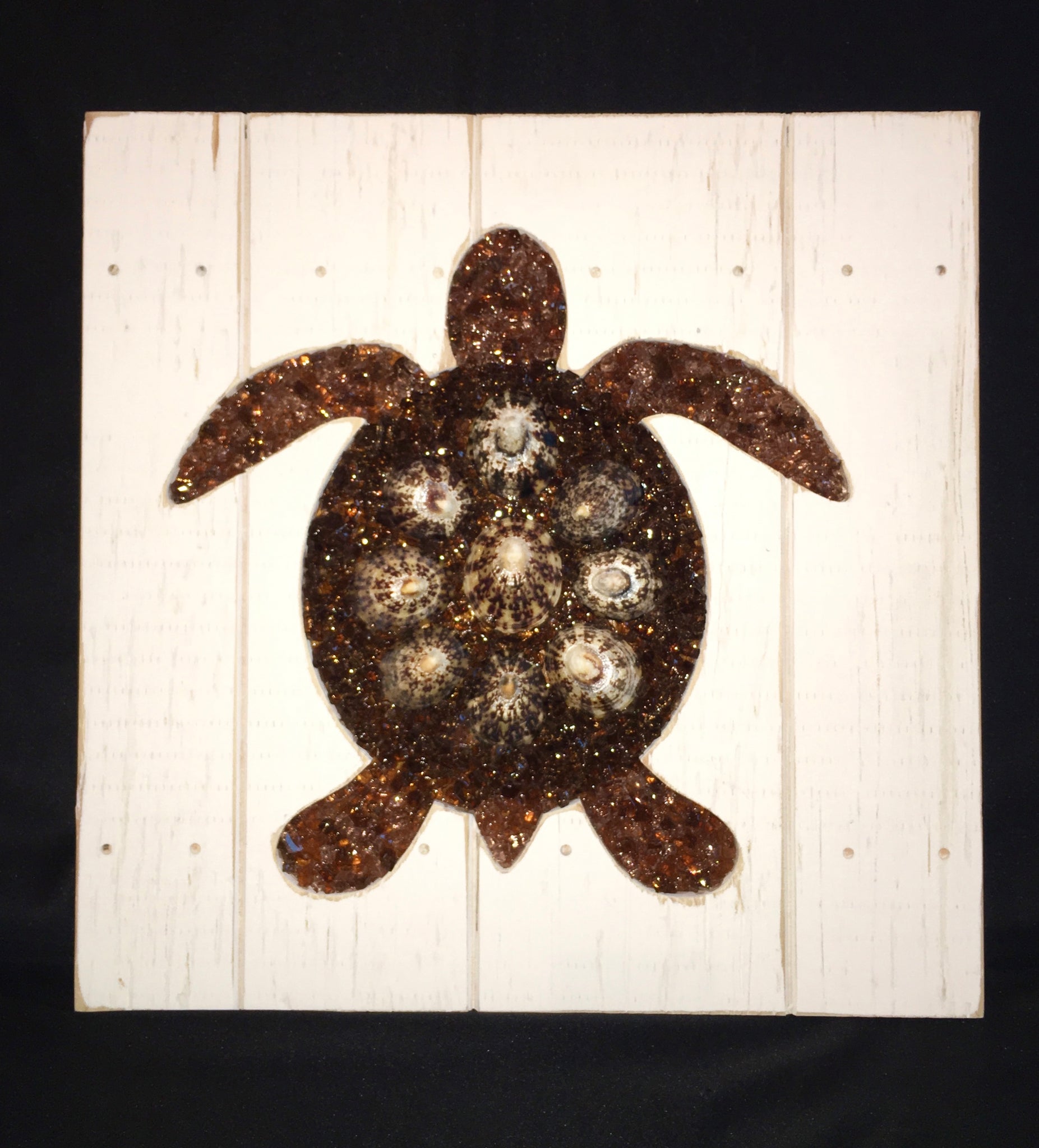 Glass Mosaic Turtle Beach Decor