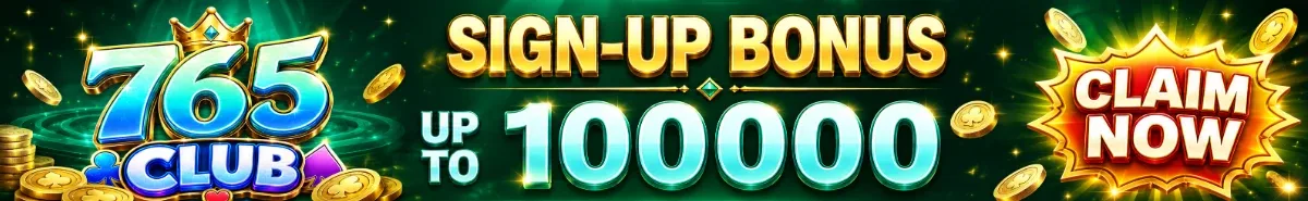 765 club welcome bonus